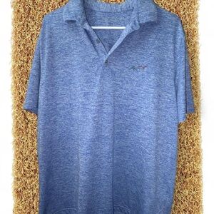 Attack Life Greg Norman Blue Polo Sz L (No Tags)